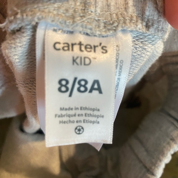 Set of Carter's Black, Gray and Camo Jogger Sweatpants - Picture 5 of 6